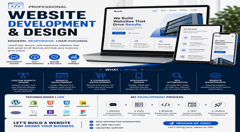 I will design or redesign webflow wix wordpress websites