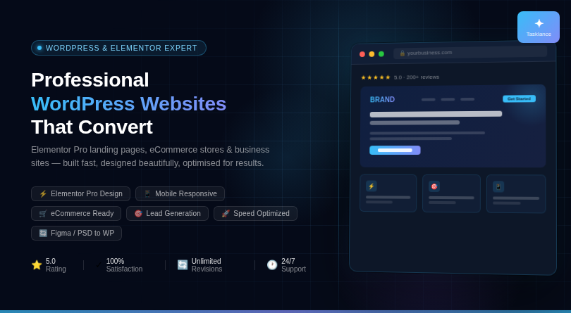 I will design and create elementor landing page, wordpress website with elementor pro